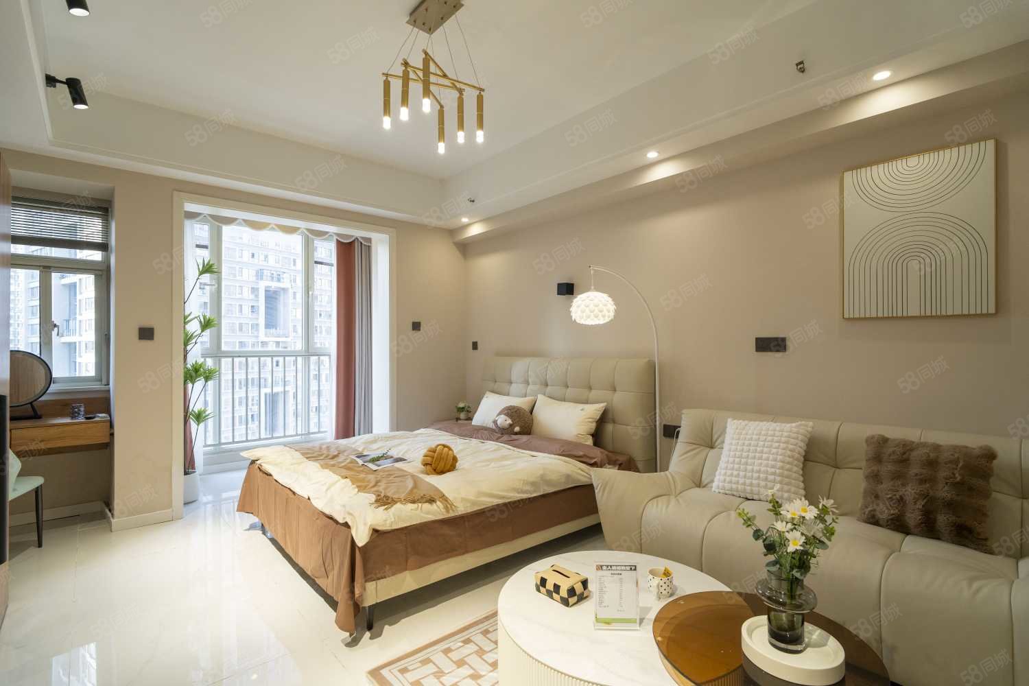 整租｜青年公寓~学生可月付 短租~北辰 大悦城~拎包入住