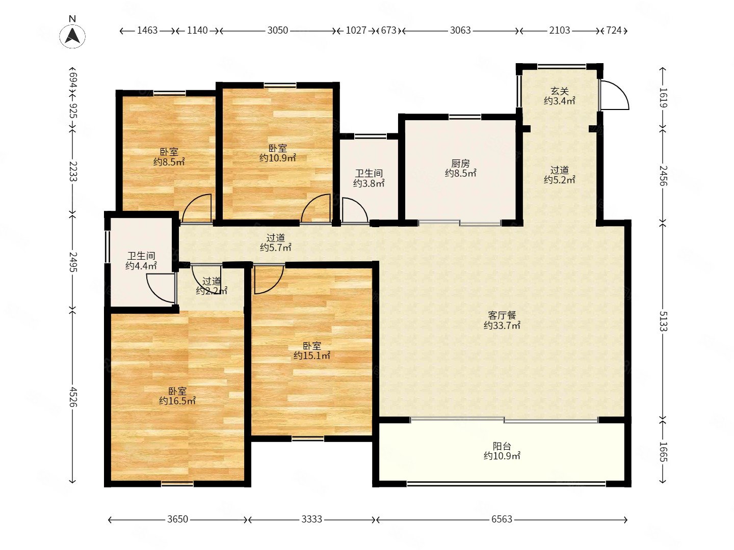 雅居乐凤凰台4室2厅2卫138㎡南295万