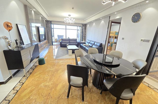 二中滨河大道附近 豪华装修 翡丽湾 四室三卫 赠双车位西边户