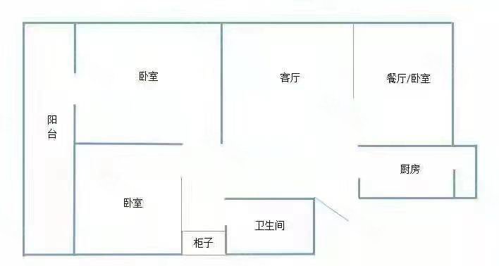 书山郡3室1厅1卫98㎡南北46万