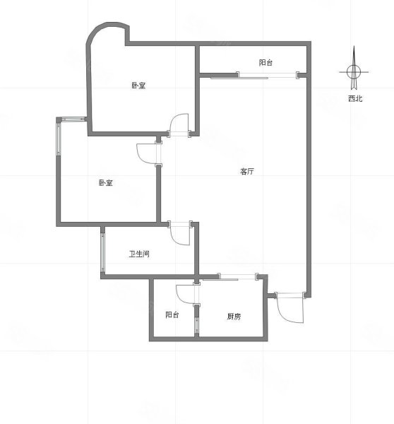 珊瑚水岸(一期)2室2厅1卫94.58㎡北128万