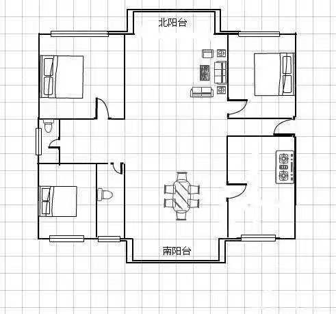 华邦世家3室2厅1卫90㎡南72万