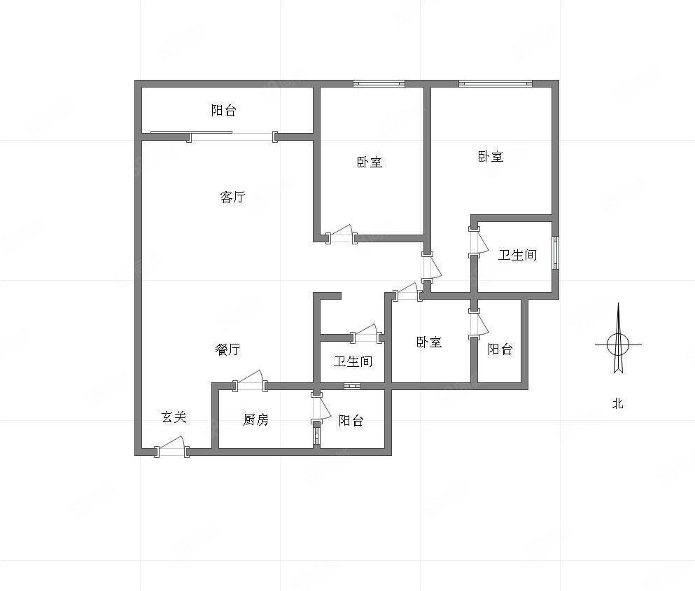 千江凌云凌云峰一期3室2厅2卫97.63㎡南82万