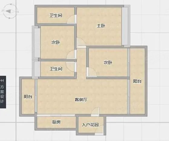 海伦堡林隐天下3室2厅2卫132.52㎡南北85万