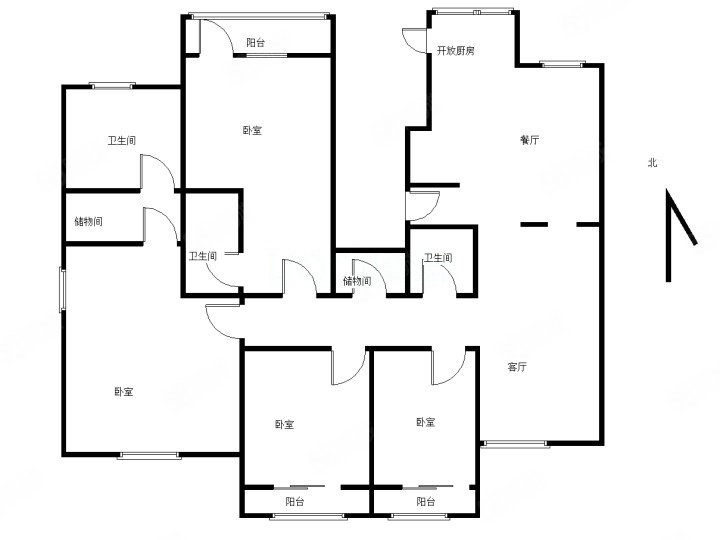 龙城花园(五期)4室2厅2卫230㎡南北1180万