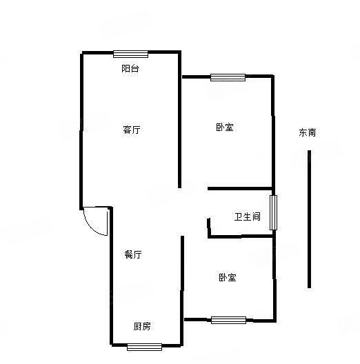 中铁长春博览城逸都E区3室2厅1卫106㎡南北72万