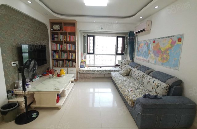 建设路 水岸花语 精装修 送车位储藏室 小高层 好楼层