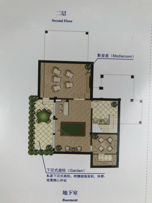 天邻湖景4室3厅5卫407㎡南北1280万