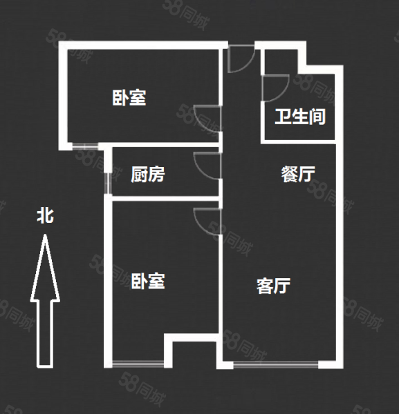 众美凤凰城梧桐苑(南区)2室2厅1卫82.62㎡南108万