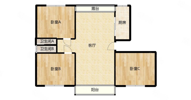 祥生苍梧春晓苑3室2厅2卫128㎡南北178万