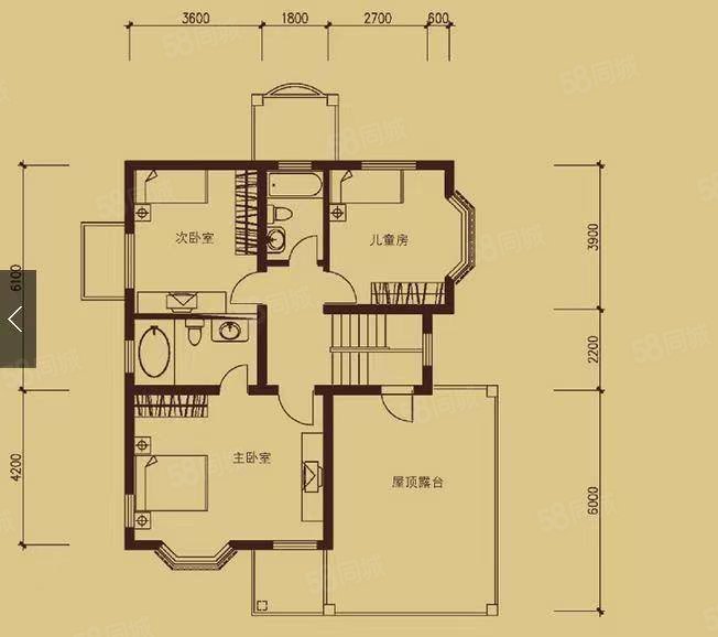 富力丹麦小镇(别墅)5室3厅6卫370.42㎡南北1300万