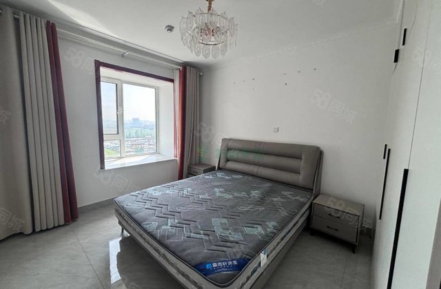 万达北次新房，电梯中层！精装修南北通透！看房方便