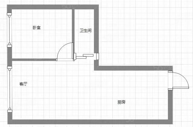 光宇盛世华城1室1厅1卫38㎡东9.9万