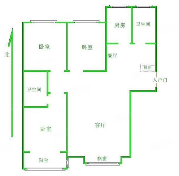 上湖名郡(南区)3室2厅2卫128㎡南北127万