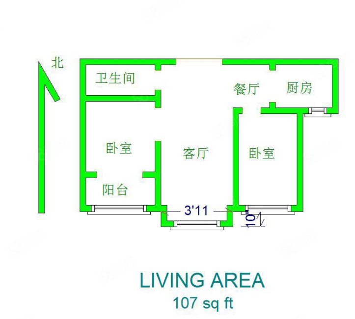 晨巍佳欣C区(晨巍佳欣二期)2室1厅1卫79㎡南69万