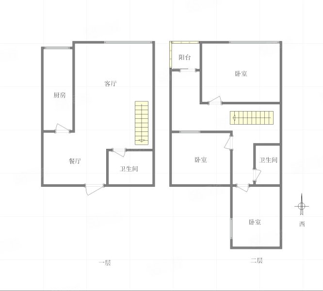 溪岸上品3室2厅2卫79.42㎡西94万