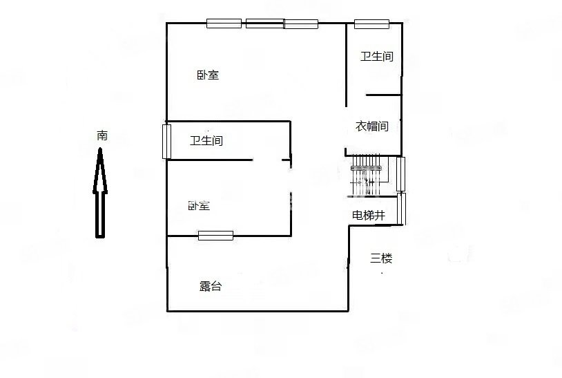 天屿花城((别墅)6室2厅6卫396㎡南北336万