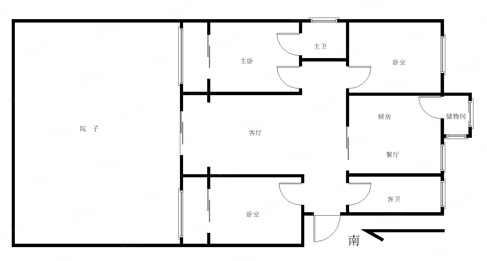 溫泉花園(延慶)3室2廳2衛(wèi)189.26㎡南北588萬