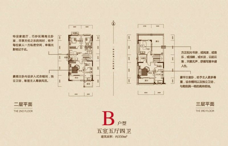 阳光城翡丽湾一期(别墅)5室2厅4卫350㎡南北500万