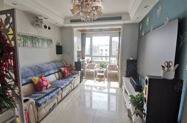 二中 启明  旁 公园首府 精装修带中央空调  55万免大税