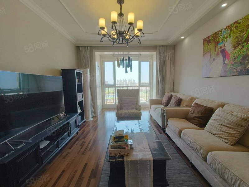 君悦澜湾 两室一厅南北通透 高档精装修拎包入住,君悦澜湾-营口58同城