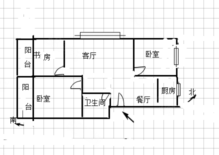 钟盈小区3室2厅1卫83.64㎡南220万