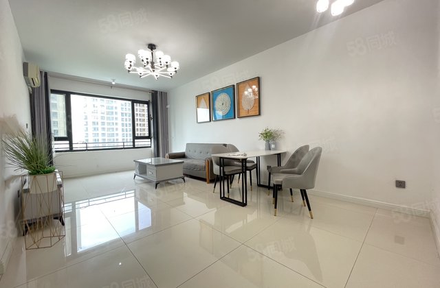 东昌实验！超大客厅朝阳！6楼！免大税送车位送储！百合新城！