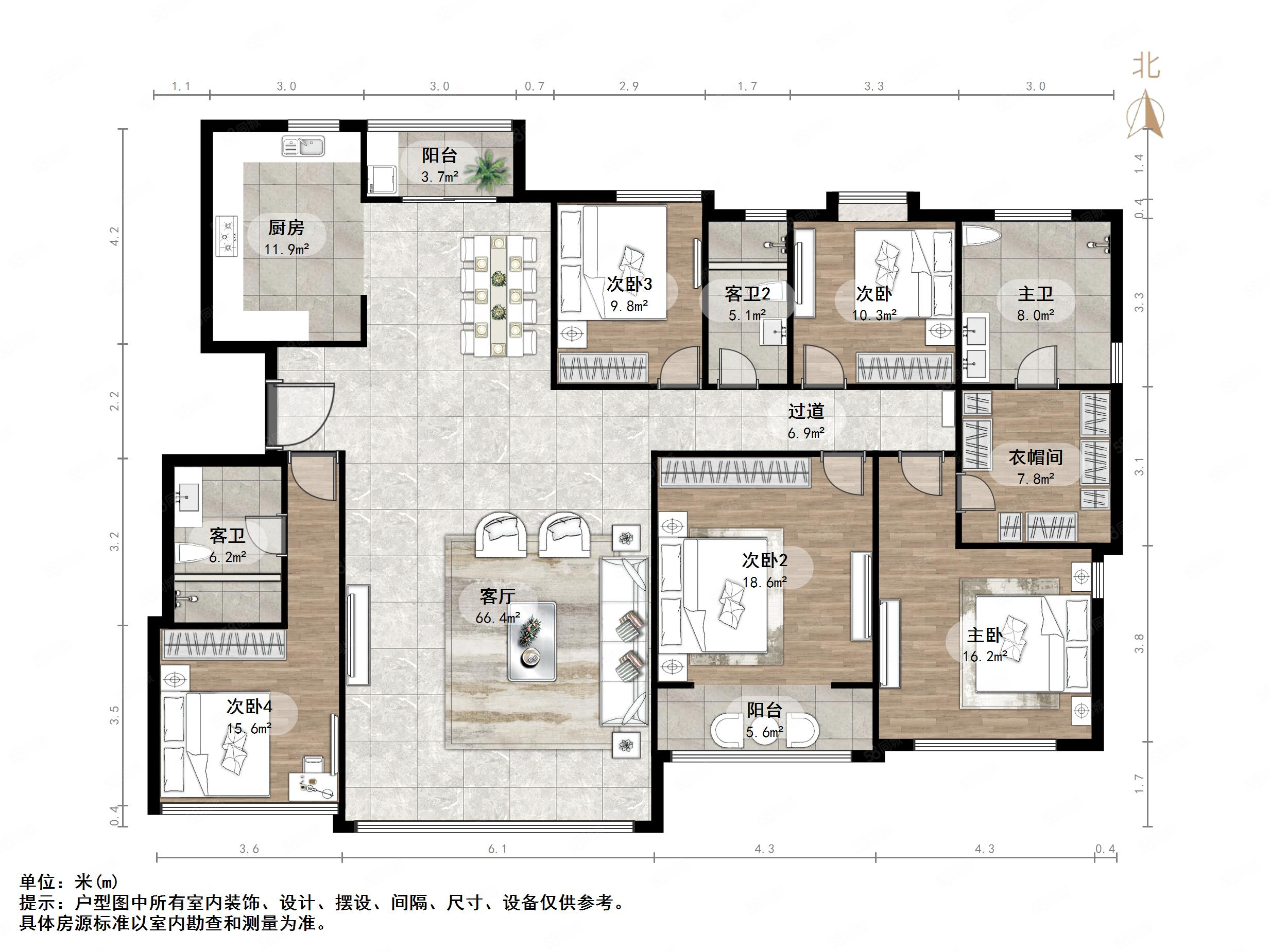 玉兰香苑四期房型图图片