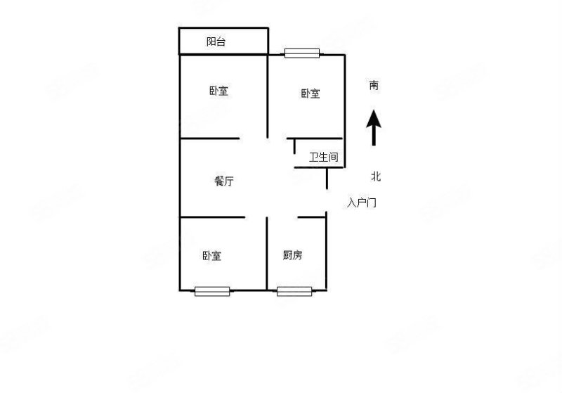 乐园新村3室1厅1卫64㎡南145万