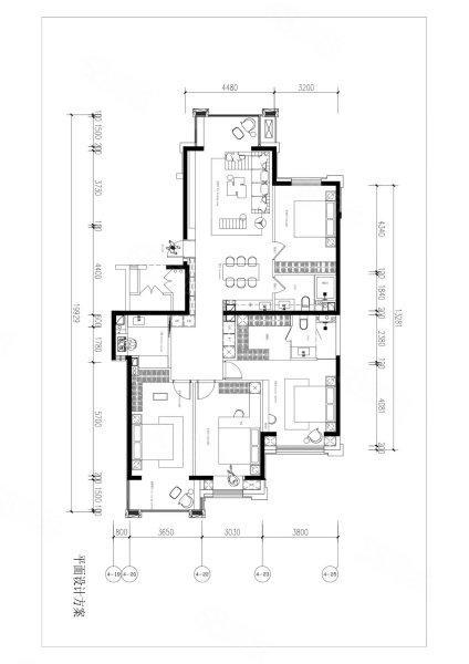 丽都壹号4室2厅3卫182.11㎡南北1420万