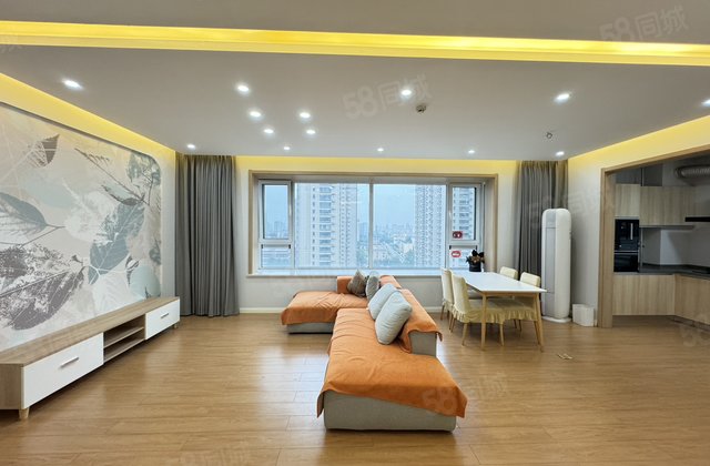 昌润莲城 三室 精装修 可按揭 边户 中层 徒骇河 随时看房