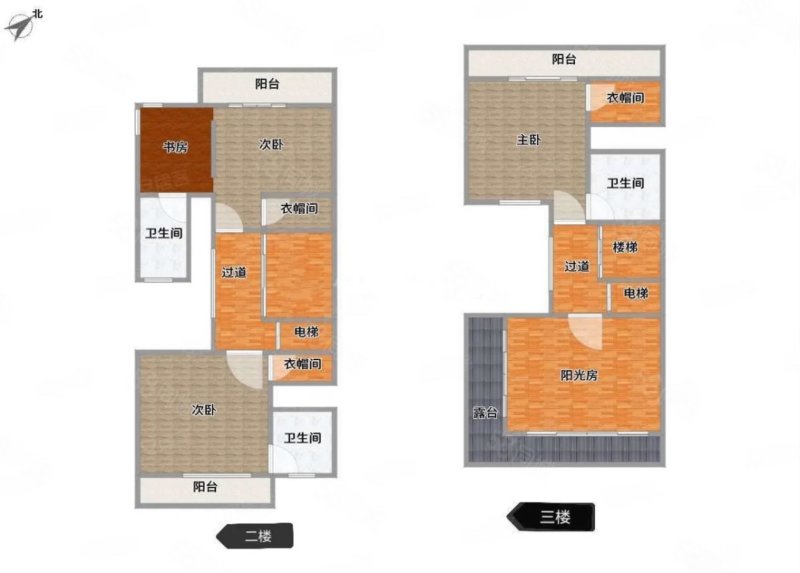 荣和公园墅5室2厅5卫371㎡东850万