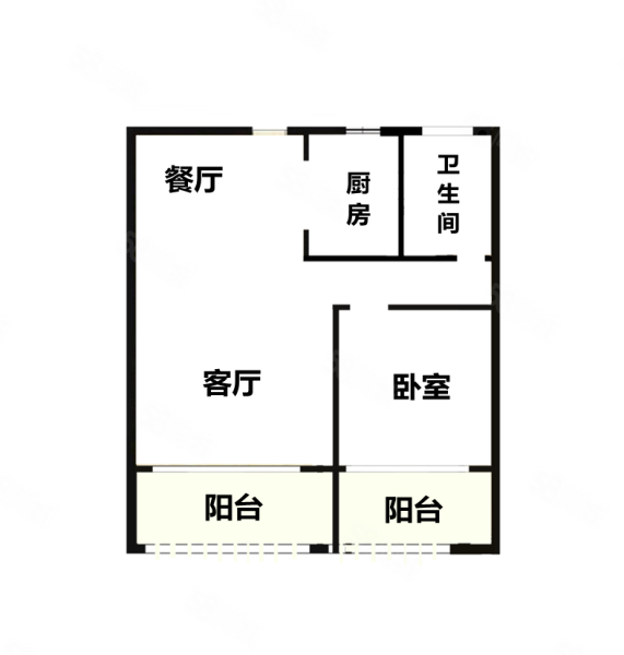 莲花新城(五期公寓)2室2厅1卫81.35㎡东南389万