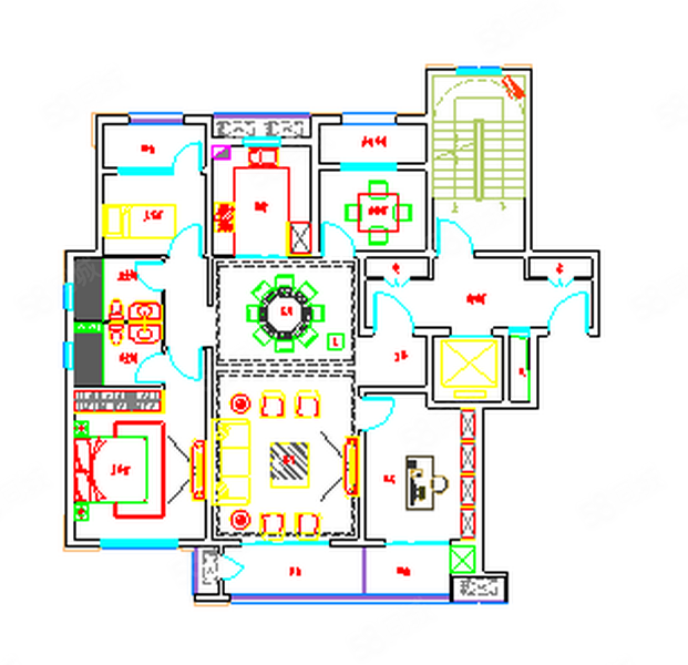 中梁壹号院4室2厅2卫128㎡南北154.8万