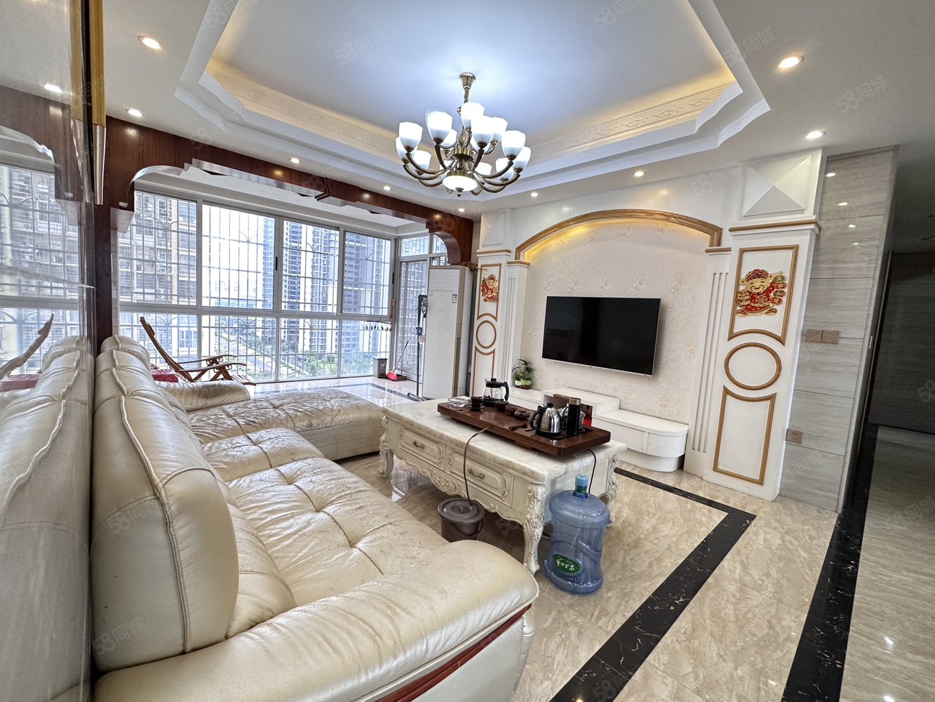 【10图】万达旁 水韵嘉城c区 精装四房,水韵嘉城c区-赣州58同城