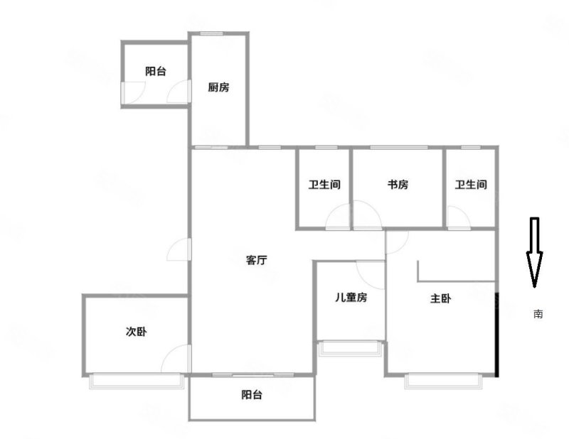 武汉恒大帝景4室2厅2卫137.81㎡南北158万