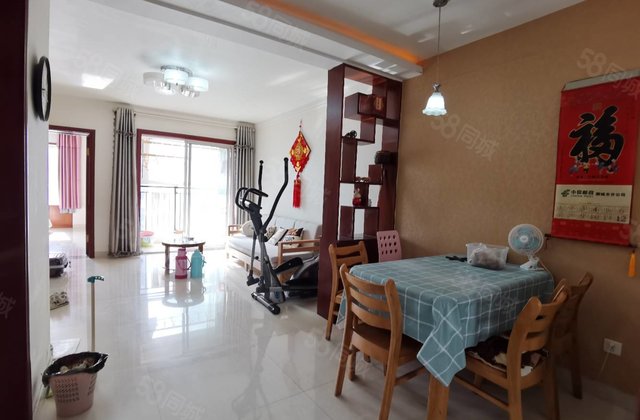 光明  精装修90平车位，  楼层7楼