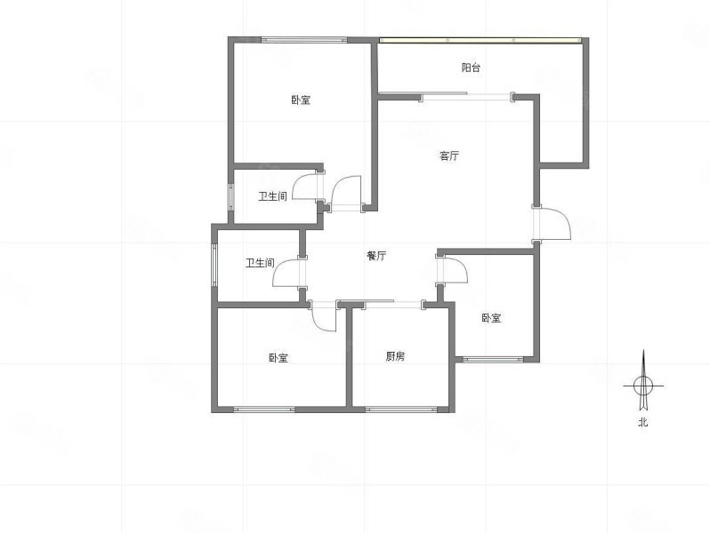 长岛汇3室2厅2卫96㎡南北48.8万