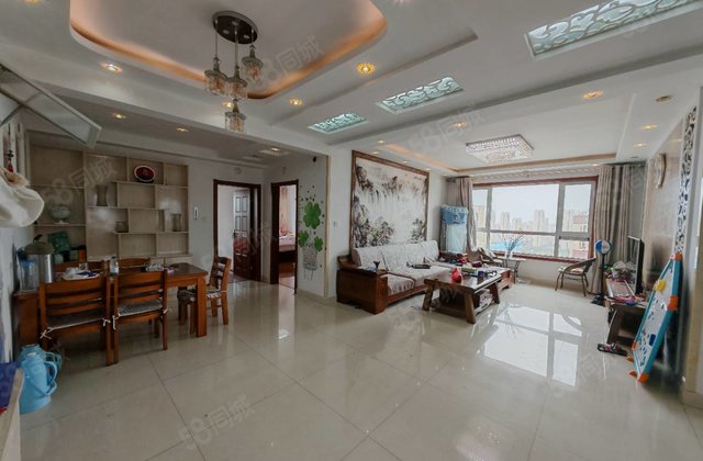 徒骇河观景，昌润莲城，东苑中学，三室两卫，全明边户，