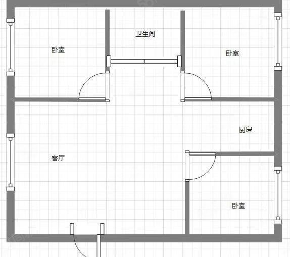 飞达城3室2厅2卫116㎡南北66.8万