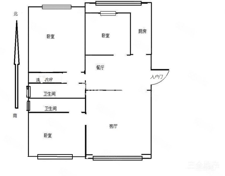 世纪家园(密云)3室2厅2卫118.51㎡南北320万