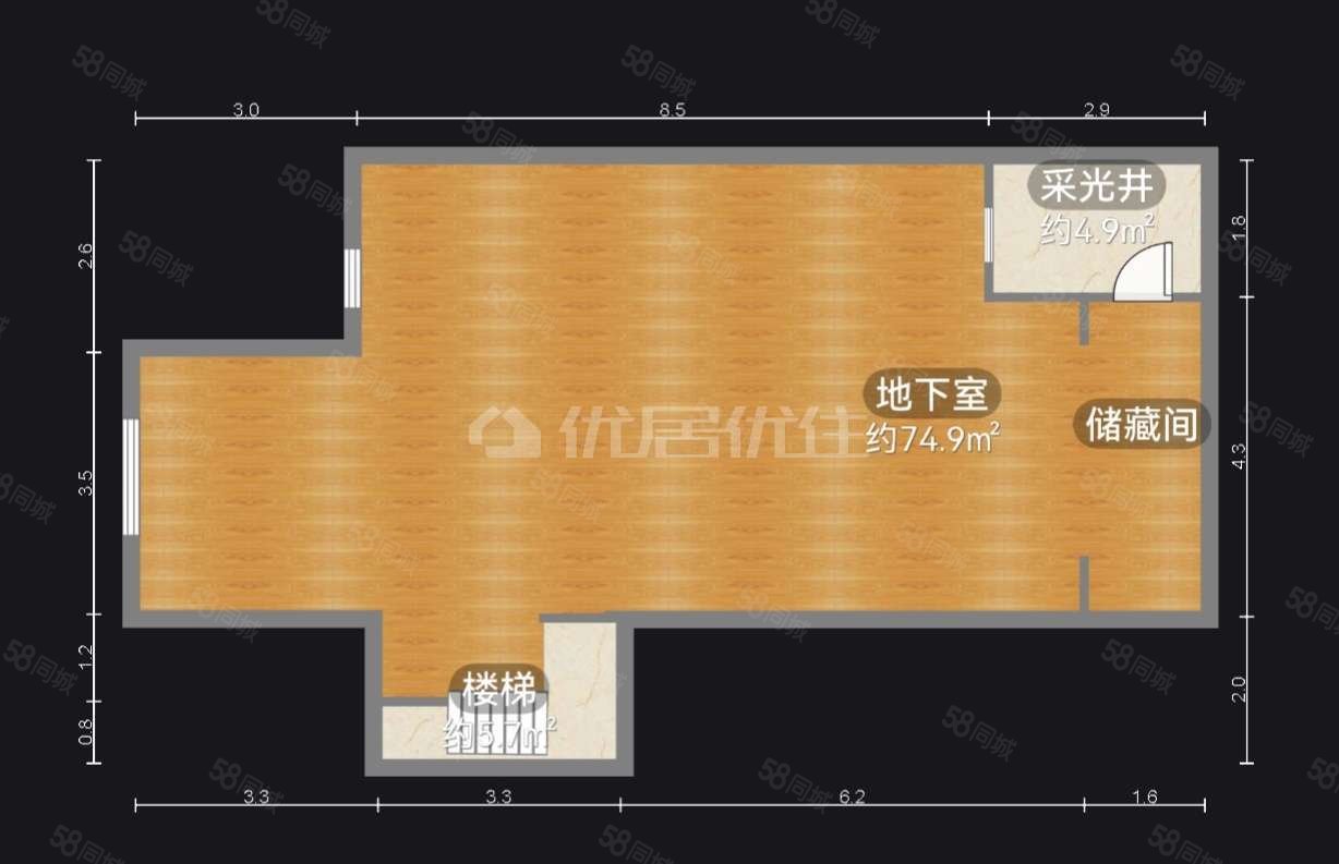 美的国宾府B区4室2厅3卫181.71㎡南北155万