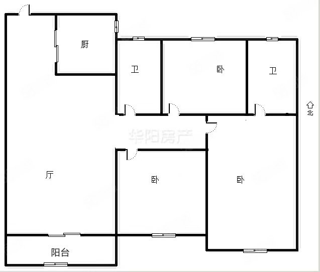 金域澜湾3室2厅1卫115㎡南73万