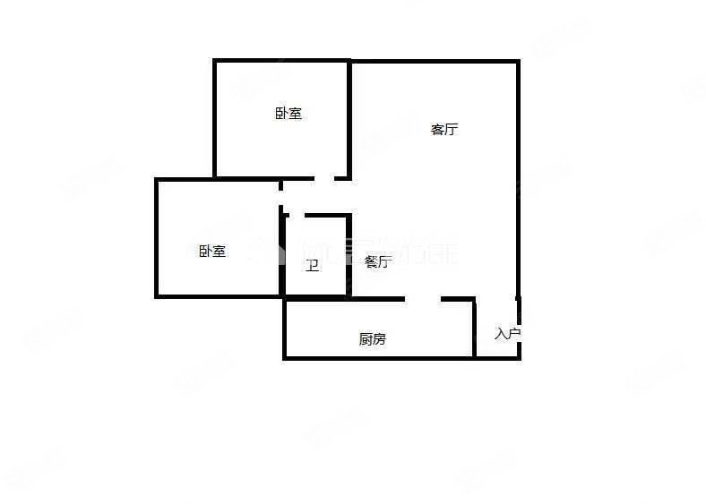 欣茂苑2室1厅1卫85㎡南北68万