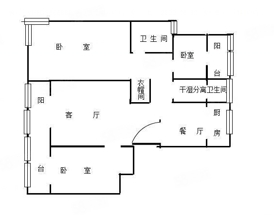东正颐和府(卧龙)3室2厅2卫145㎡西186万
