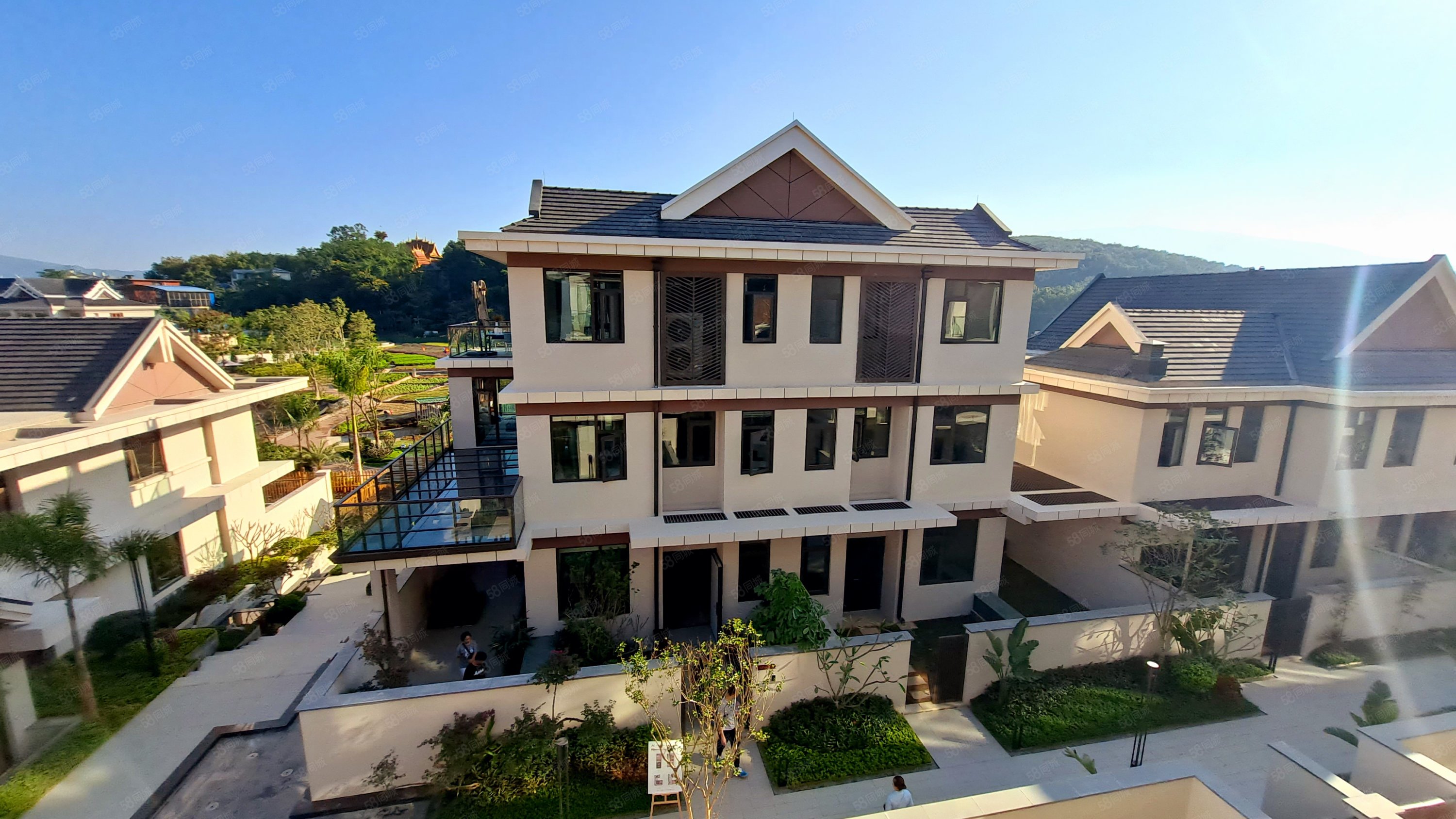 独门独院别墅 社区自带农庄小院 桃李春风 (超大赠送)