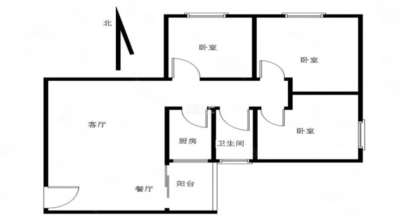 金隆园3室2厅1卫92㎡东301万