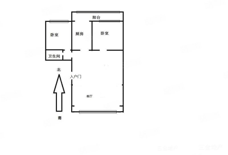 世纪家园(密云)2室2厅1卫93.77㎡南北208万