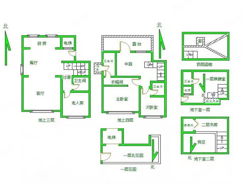 亿城燕西华府(别墅)4室3厅3卫221㎡南北618万