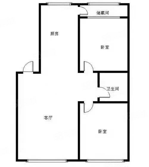 参花街3号院2室1厅1卫97㎡南北69万